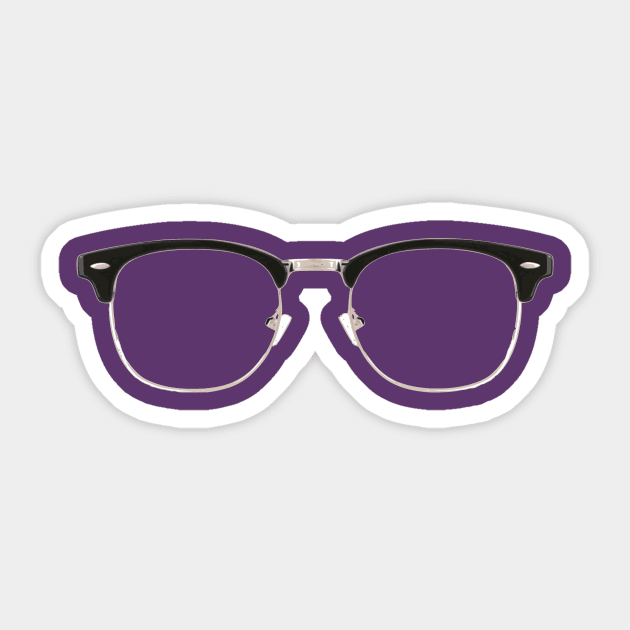 Browline Eyeglasses Sticker by JSnipe